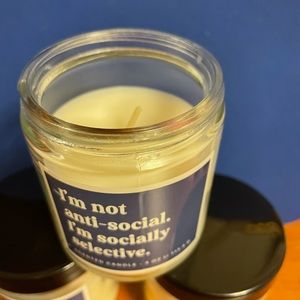 3 scented Candles 4.0oz each bottle
